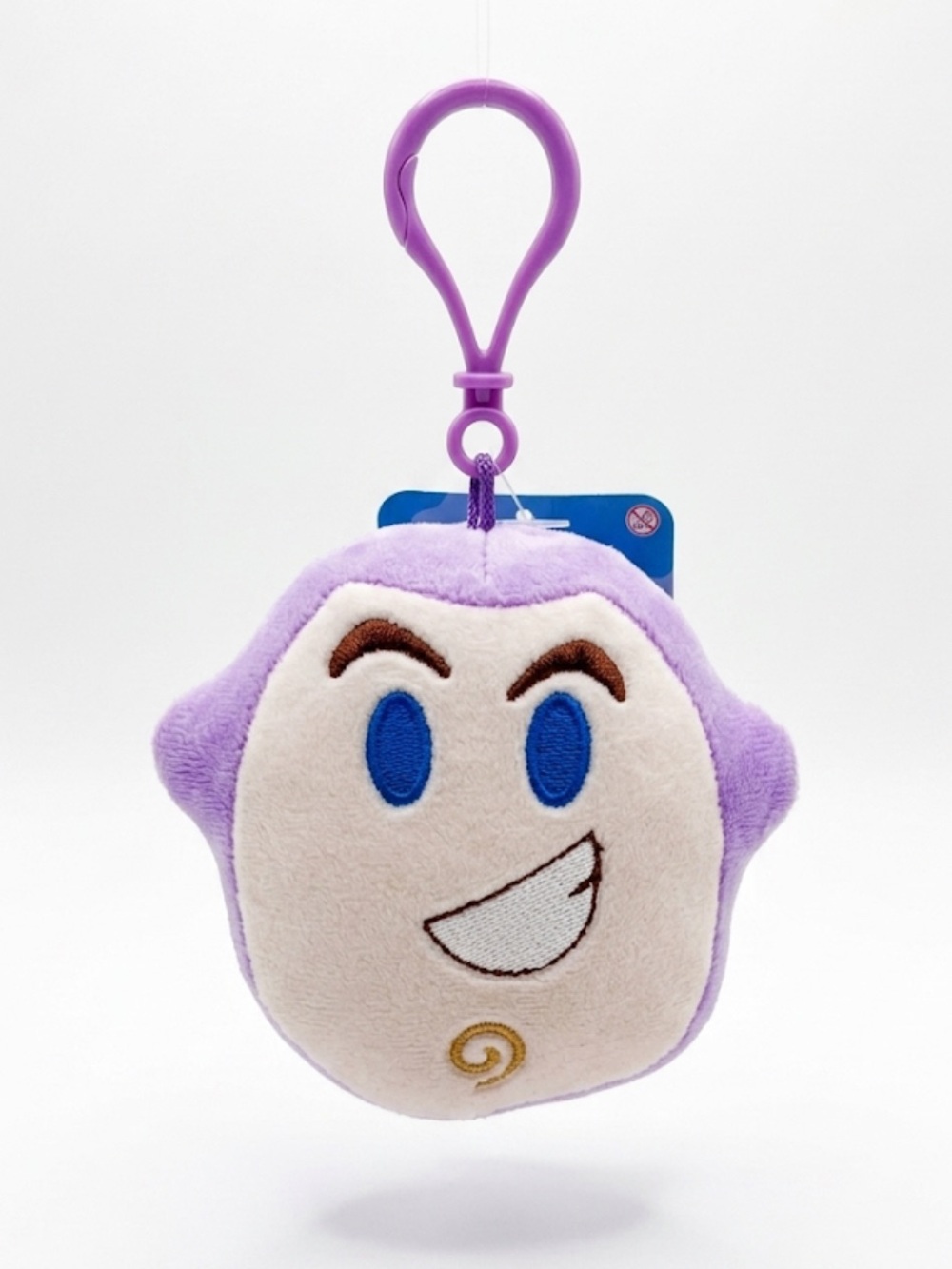 Disney Toy Story Emoji Buzz Lightyear Plush Backpack Clips 4-inch NEW!